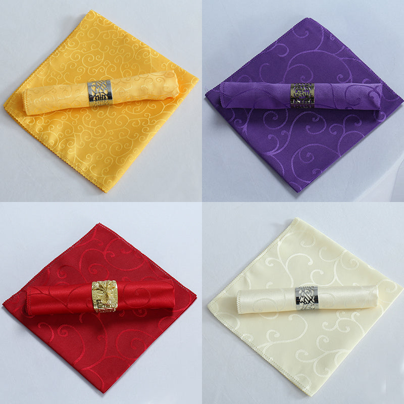 Gold Damask Napkins, Jacquard Napkins