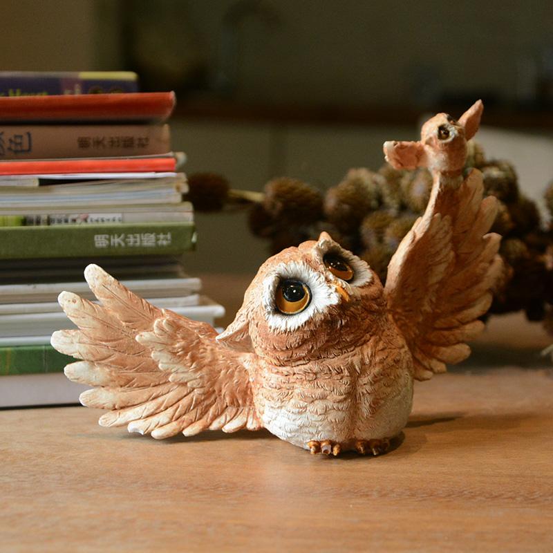 Owl Animal Figurine Modern Craft Kitchen miniature – Kitchen Groups