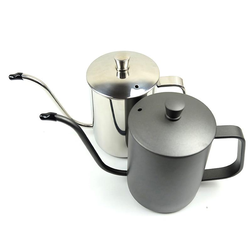 Stainless Steel Coffee Or Long Spout Tea Kettle Narrow Gooseneck