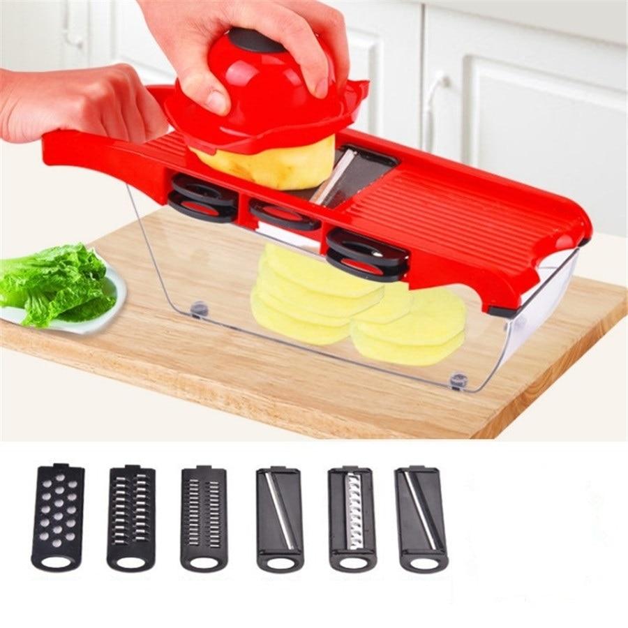 Mandoline Food Slicer Stainless Steel Food Cutter Chopper with