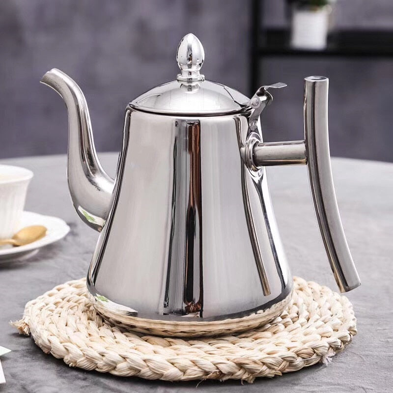 Stainless Steel Teapot Multi-Purpose Kettle Induction Cooker Boiling Water  Pot Make Tea Pot With Filter Restaurant Home Tea Set