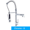 Pull Out Spring Kitchen Faucet With A Full Rotation Feature