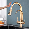 Smart Sensor Pure Water Kitchen Faucet 2 Model Spout Taps Deck Mount