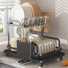 2 Tier Over The Sink Dish Drying Rack Large Capacity Kitchen Dishrack