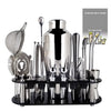 1-22pcs Stainless Steel Cocktail Shaker Set Cocktail Bar Tools