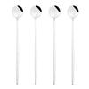 1-4pcs Cutlery Colorful Rainbow Dinnerware Long Handle Tableware Set