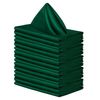 100pcs Satin Dinner Napkins 12