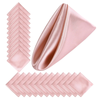 100pcs Satin Dinner Napkins 12