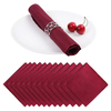 100pcs Satin Dinner Napkins 12