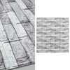 10pcs 3D Brick Pattern Waterproof Self-Adhesive Wallpaper