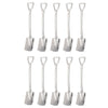 10PCS Coffee Spoon Shovel Dessert Spoon Teaspoon Stirring Spoon