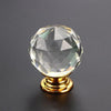 10pcs Crystal Glass Ball Drawer Handle