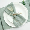 10pcs Napkin Reusable Tea Towel Table Décor Retro Burrs napkin
