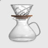15oz Glass Pour Over Coffee Server Heat-Resistant Drip Brewing Carafe
