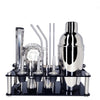 15Pcs Cocktail Shaker Stainless Steel Wine Shaker Mixer Bar