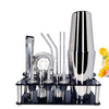 15Pcs Cocktail Shaker Stainless Steel Wine Shaker Mixer Bar