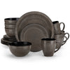 16/32pcs Relief Ceramic Plates Dessert Cereal Bowl Mug Tableware Set