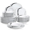 18pcs or 36pcs Porcelain Ceramic Kitchen Tableware Dishes Plate Set