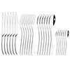 24-Pcs Dinnerware Stainless Steel Flatware Set Cutlery Set