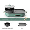2 In 1 Barbecue Hot Pot Electric Oven for Home Smokeless Multi Cooker