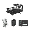 2-Tier Kitchen Dish Drying Rack Countertop Dish Drainer Tableware rack
