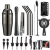 20pcs Stainless Steel Cocktail Shaker Set with Stand Bartender Kit