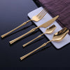 24Pcs Stainless Steel Tableware Cutlery Set Dinnerware Food Cutlery