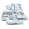 26pcs Nordic Marble Ceramic Tableware with Bowl Plate Soup Set
