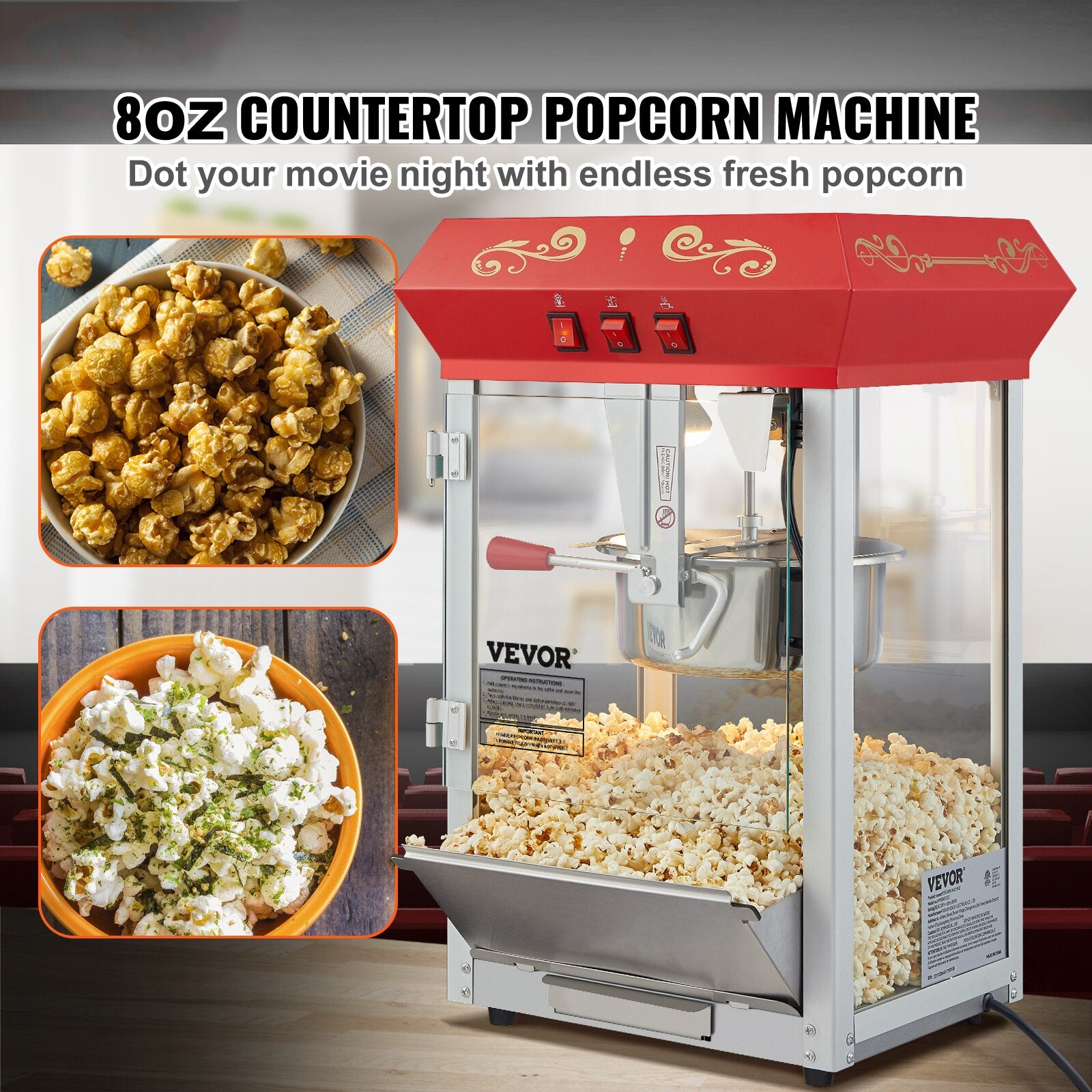 Commercial Popcorn Machines, Electric Popcorn Maker