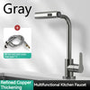 Waterfall Kitchen Faucets Pull Out Rainfall Spray Bathroom Basin Tap