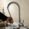 360 Degree Brass Kitchen Faucets Pull Down Mixer Tap In 4 Colors