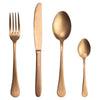 4 in 1 Set Delicate Dinnerware For Home Stainless Steel Cutlery Set