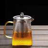 Hammer Glass Teapot With Stainless Steel Filter Heat Resistant Teapot
