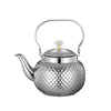 Stainless Steel Kettle Hammered Spherical Tea Pot with Strainer Tea Kettles