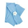 4pcs Cotton Napkin Blue Reusable Décor Retro Napkins