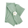4pcs Cotton Napkin Blue Reusable Décor Retro Napkins