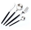 4pcs Cutlery Knives Forks Spoons Tableware Dinnerware Set