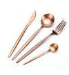 4pcs Cutlery Knives Forks Spoons Tableware Dinnerware Set