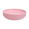 4pcs Dinner Plates Biodegradable Plates Fruit Dish Snack Plate