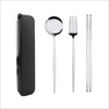 4pcs Dinner Tableware Set New Cutlery Knife Fork Spoon Set With Box