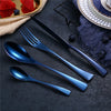 4Pcs Dinnerware Set Stainless Steel Cutlery Set Kitchen Silverware Set