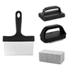 4pcs Griddle Cleaning Kit Flat Top Grill Accessories Cleaner Tools Set