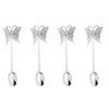 4pcs New Butterfly Spoon and fork Creative Bar Tableware Spoon