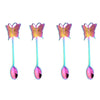 4pcs New Butterfly Spoon and fork Creative Bar Tableware Spoon