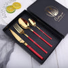 4pcs Nordic Tableware Cutlery Set