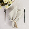 4PCs Pure Linen Napkin Cloth Soft Comfortable Fabric Reusable Kitchen Accessory