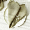 4PCs Pure Linen Napkin Cloth Soft Comfortable Fabric Reusable Kitchen Accessory