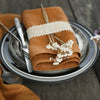 4PCs Pure Linen Napkin Cloth Soft Comfortable Fabric Reusable Kitchen Accessory