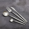 4pcs Restaurant Of Platinum Creative Colorful Kitchen Cutlery Set