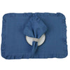 4pcs Ruffle Edge Linen Color Cloth Pure Linen Classical Table Napkin